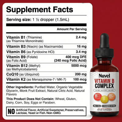 Active B-Complex with CoQ10 & K2